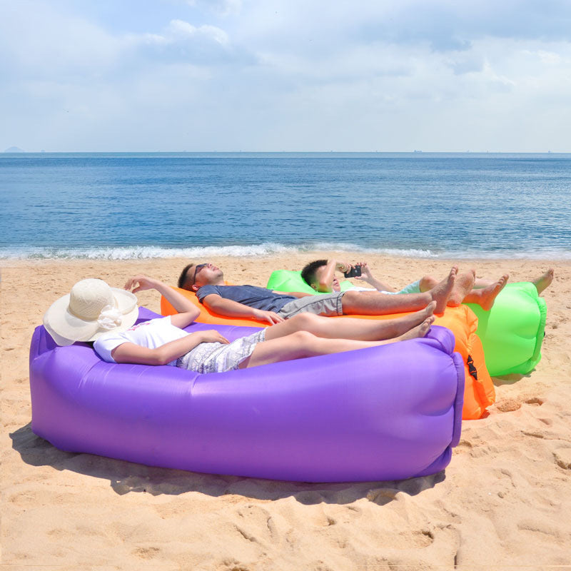 Incredible Inflatable Beach Lounger "No Air Pump Needed"