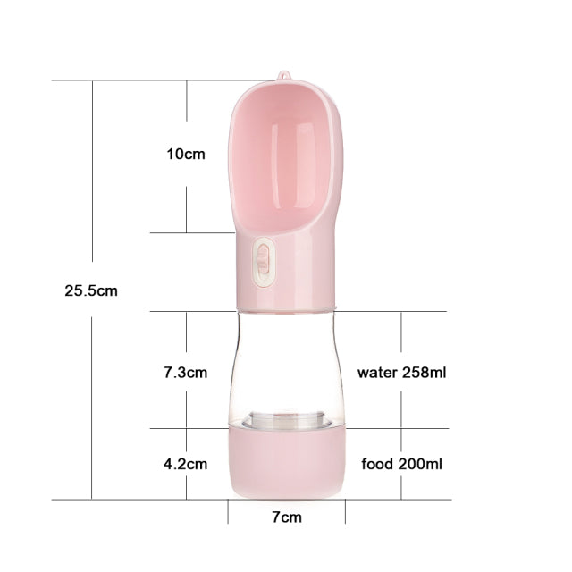 Pet Dog Water Bottle & Feeder