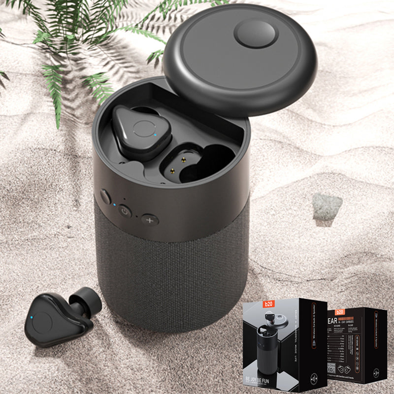 Mini Bluetooth Speaker 2 in 1, Bluetooth earphone and speaker.