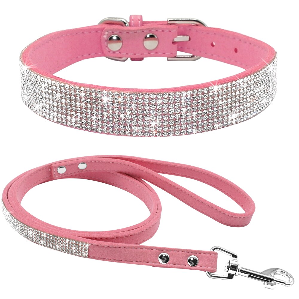 Pet Collar Leash Set   "Puttin on the Ritz"