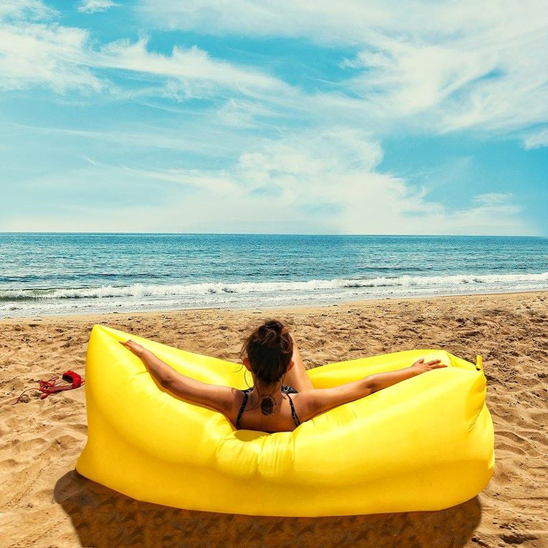 Incredible Inflatable Beach Lounger "No Air Pump Needed"