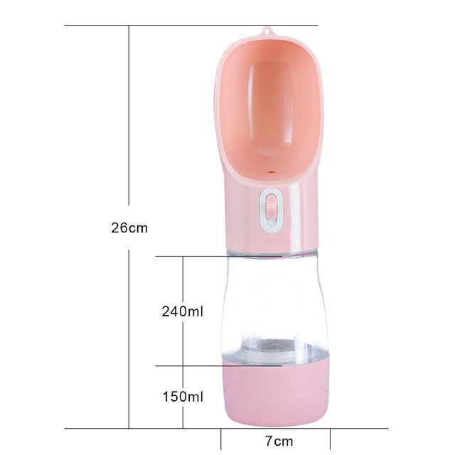 Pet Dog Water Bottle & Feeder