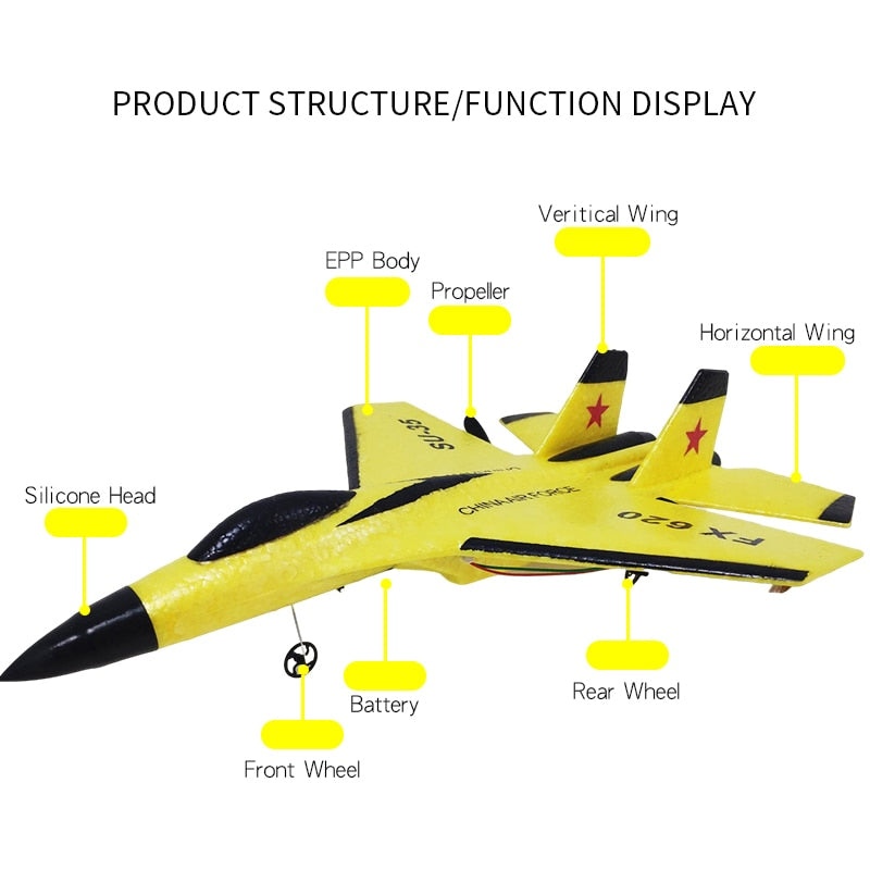 Remote Control Foam Jet Aircraft SU-35 Plane