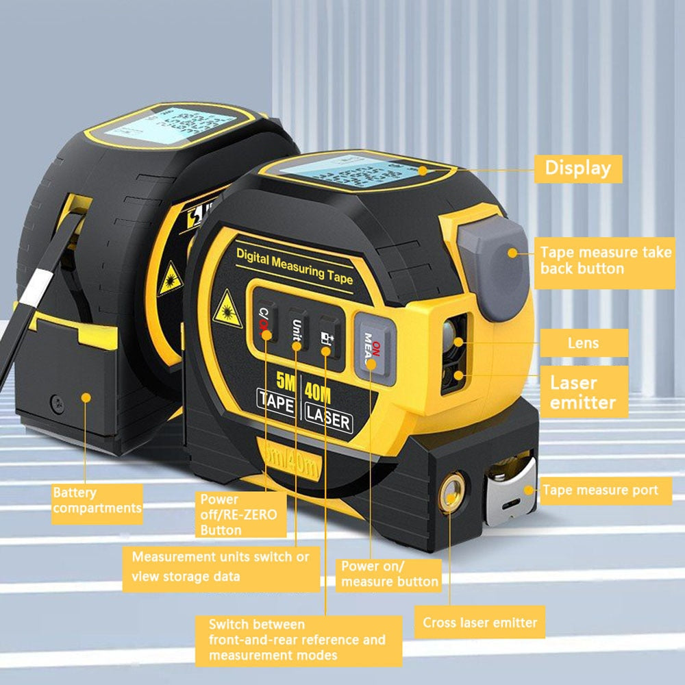 NEOHEXA™ - 3 In 1 Laser Tape Measure / 2 Sizes From 41.99