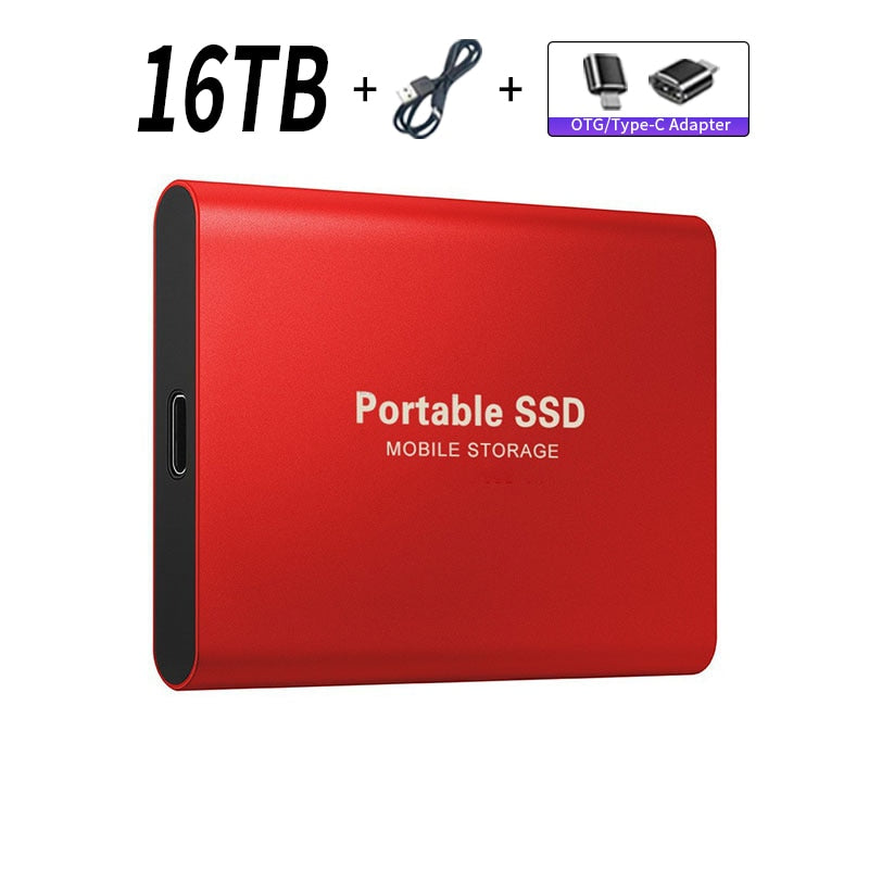 Portable SSD Mobile Storage 1 to 16 Terabyte Fantastic Value "From $18.00""