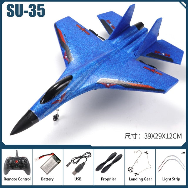 Remote Control Foam Jet Aircraft SU-35 Plane