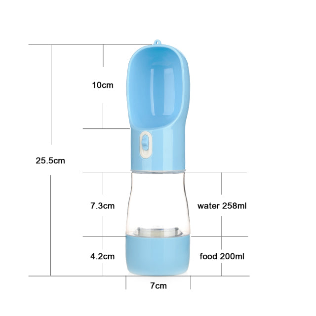 Pet Dog Water Bottle & Feeder