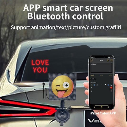 LED Display Car APP Control Advertising Screen // ""You Can never Have Too Much FUN""