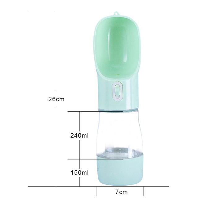 Pet Dog Water Bottle & Feeder