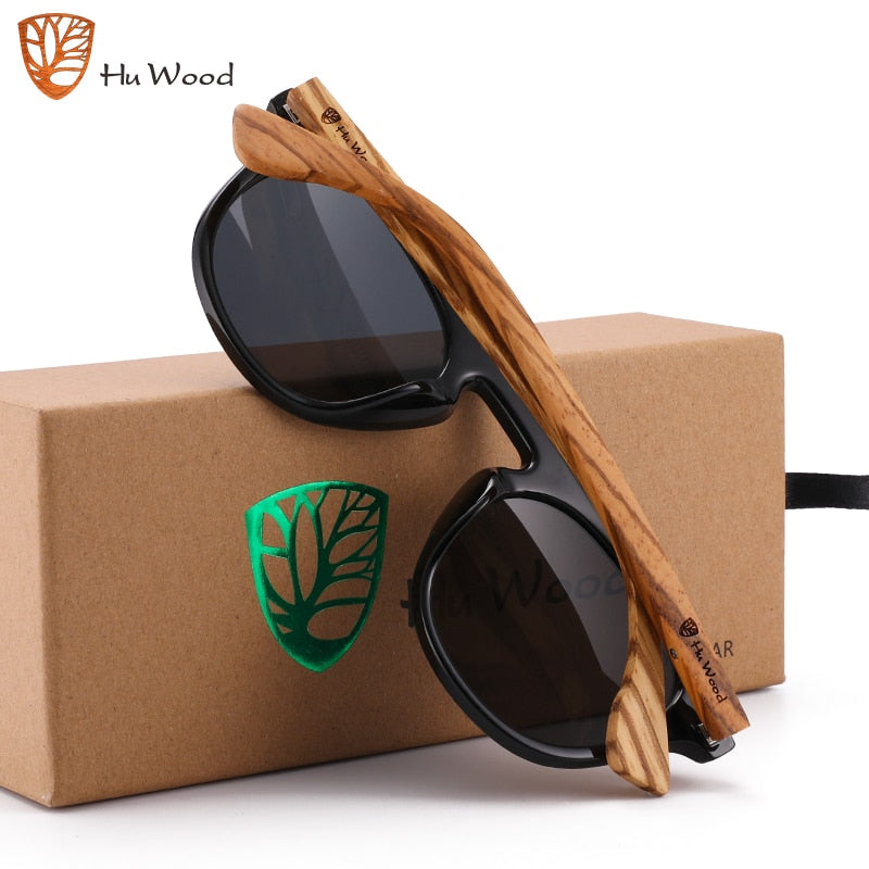 Hu Wood Super Stylish Wood Brand Classic Sunglasses
